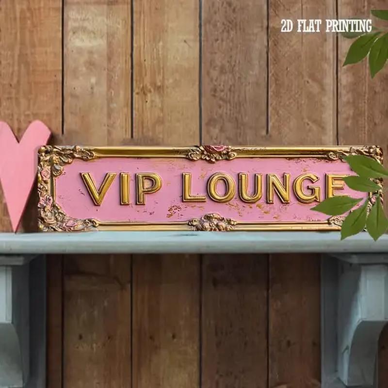 لافتة معدنية مسطحة ثنائية الأب - مراجعة Home Bar Lounge وسعره