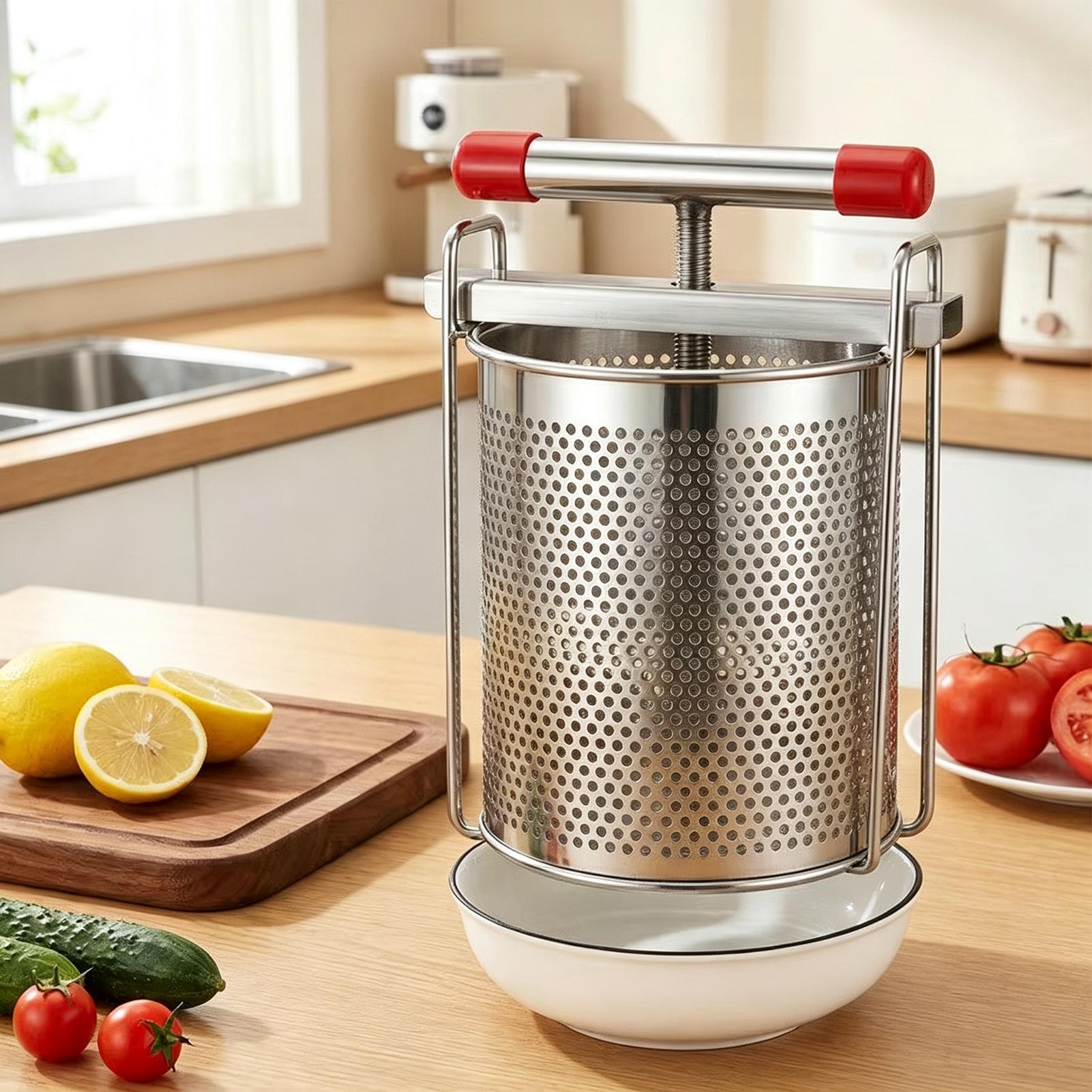 عصارة يدوية من الفولاذ المقاوم - مراجعة Citrus Juicer Bar وسعره