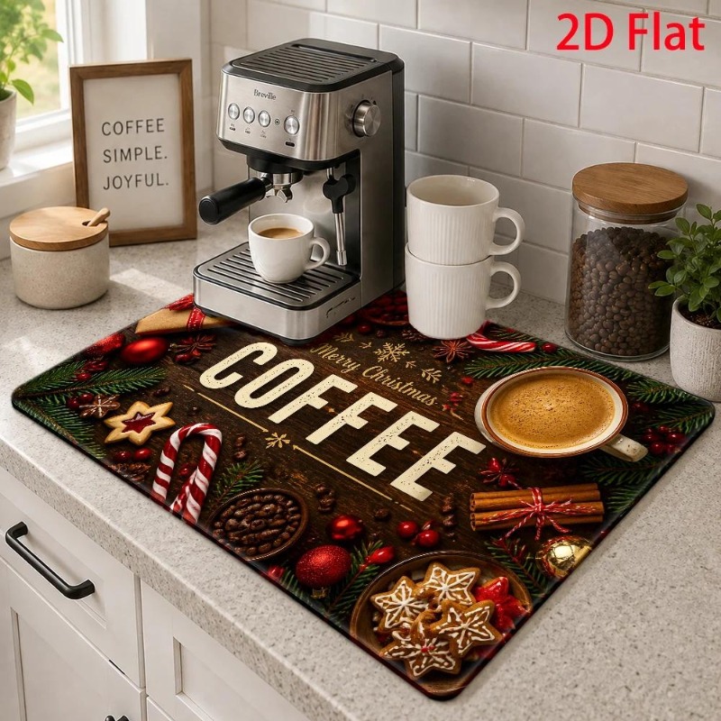 حصيرة بار القهوة، تصميم عيد ال - مراجعة Bar Mat Rubber وسعره